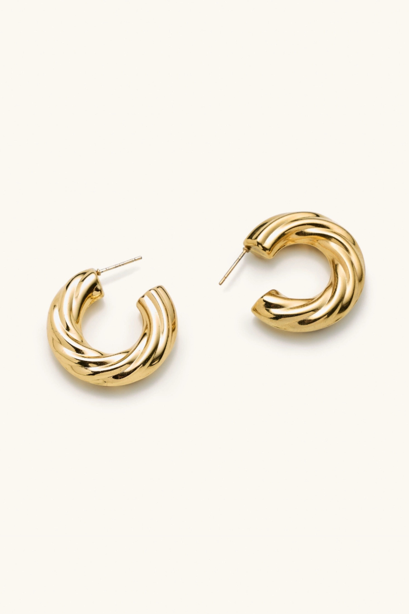 Chunky Twist Hoops