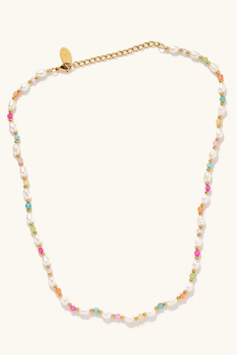 Colorful Pearl Necklace