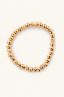 Large Gold Ball Bracelet