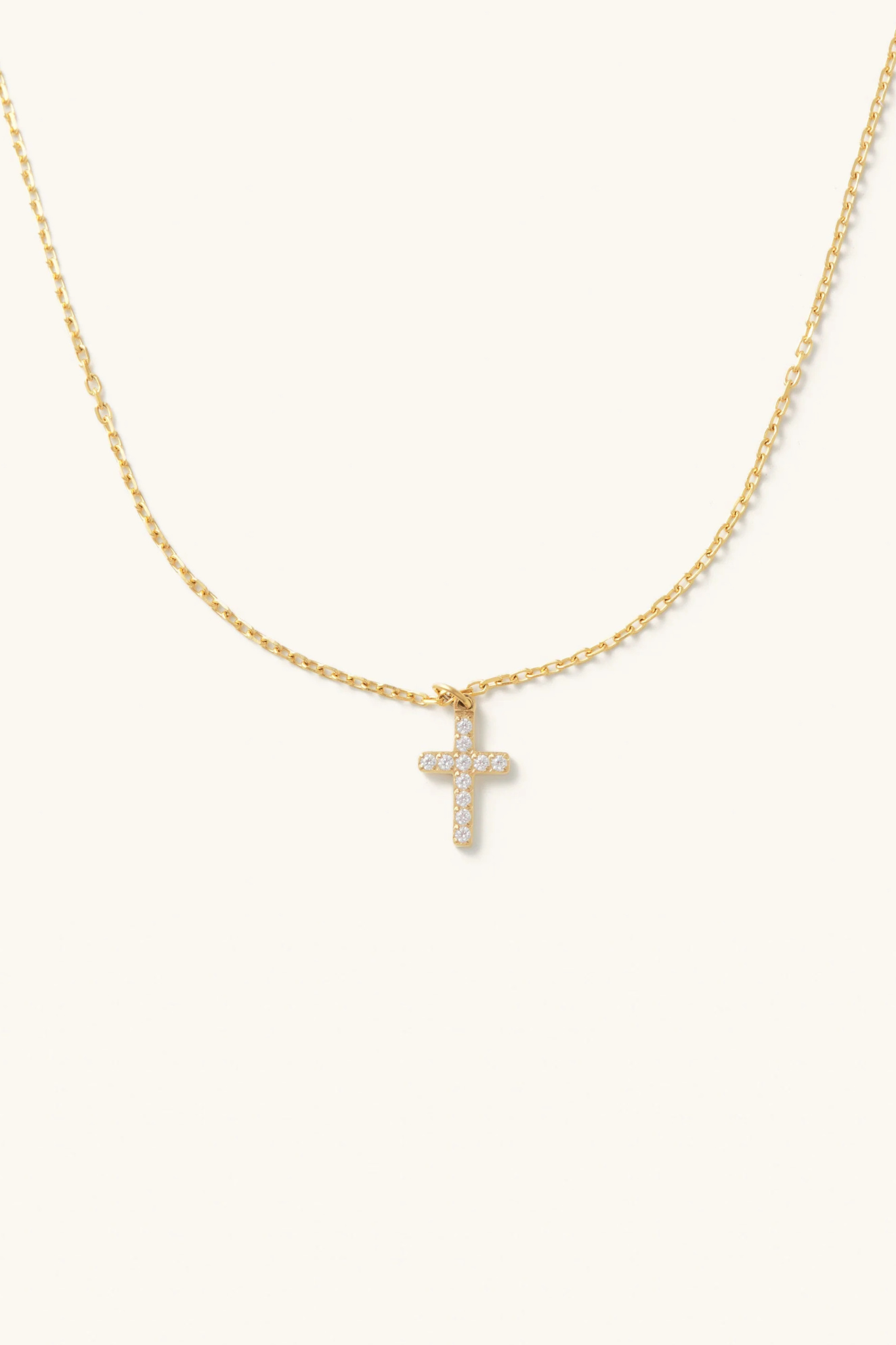 Crystal Cross Necklace
