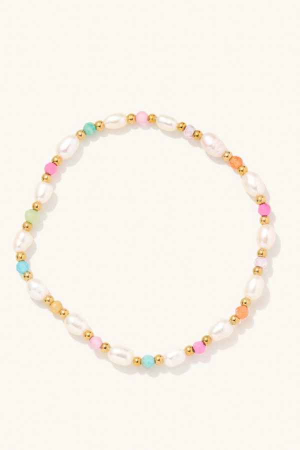 Colorful Pearl Bracelet