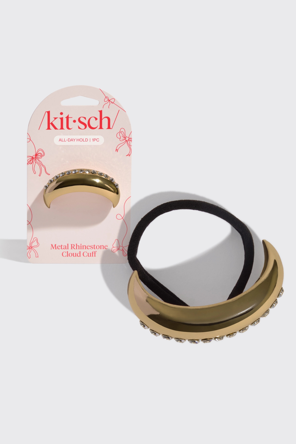 Metal Rhinestone Cloud Cuff