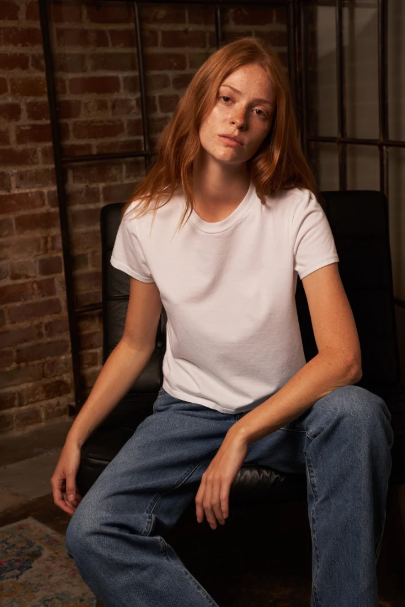 Springsteen White Baby Tee