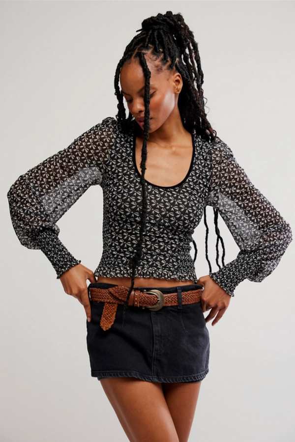 Dottie Mesh Top