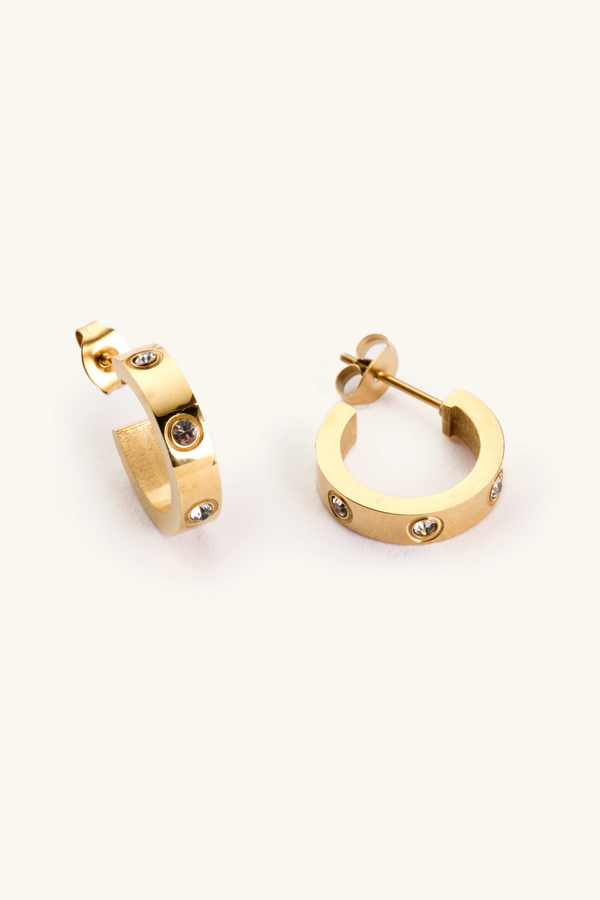 Corinne Gold Hoops