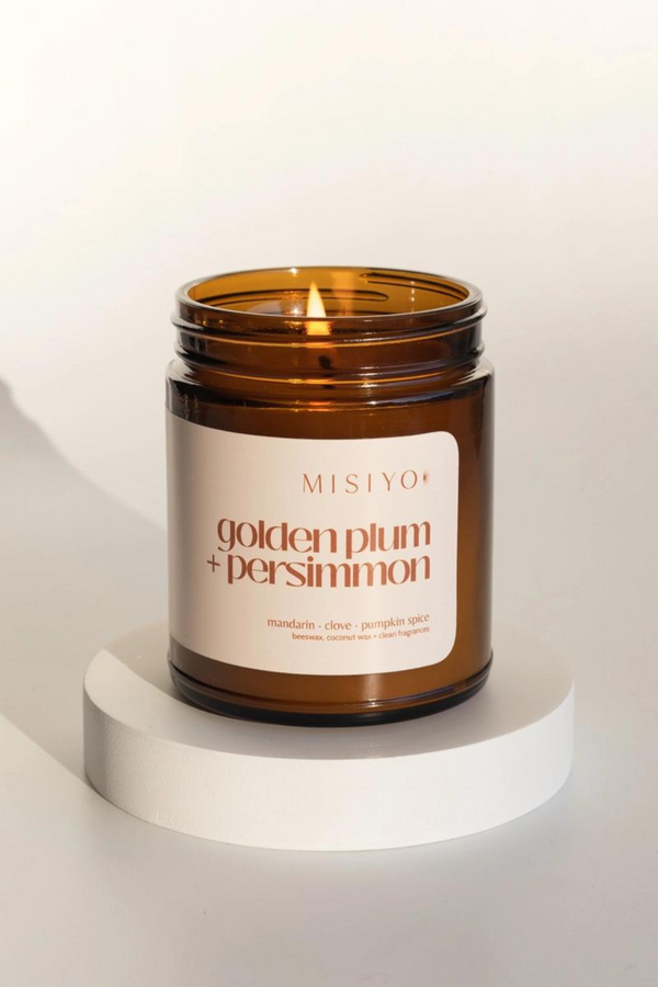 Golden Plum + Persimmon Candle Jar