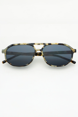 Fenix Gray Tortoise Acetate Aviator Sunglasses