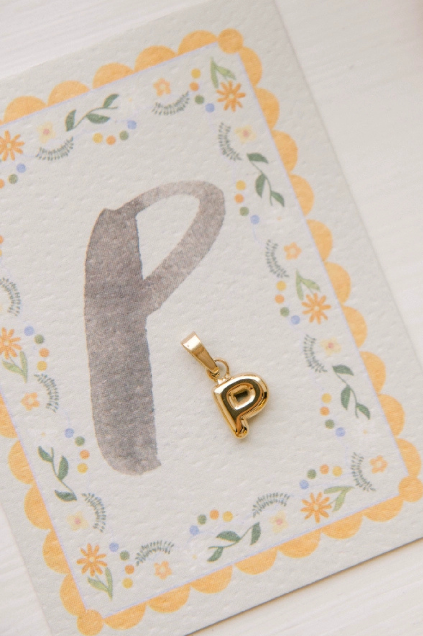 P - Letter Charm