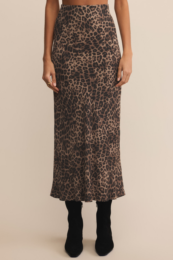 Izabel Leopard Skirt