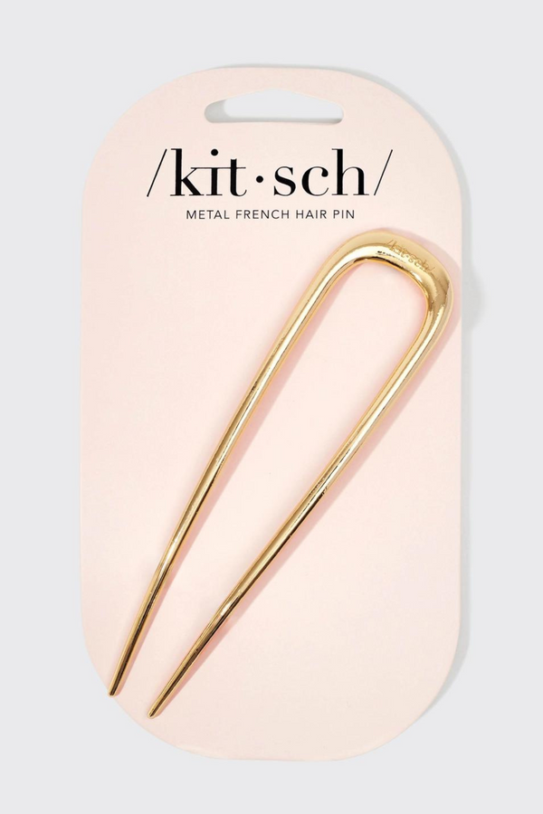 Gold French Hair Pin