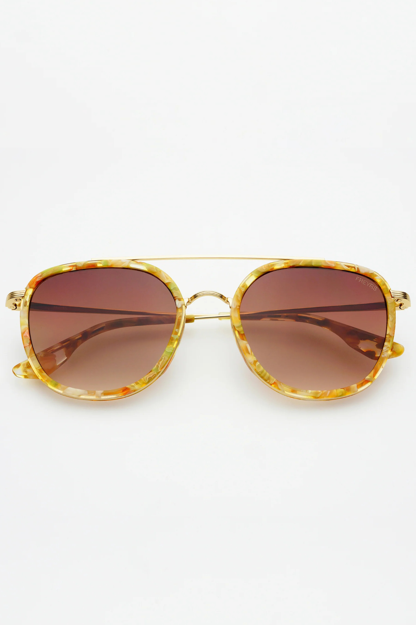 Weston Yellow Tortoise Acetate Sunglasses