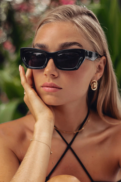 Selina Black Acetate Sunglasses