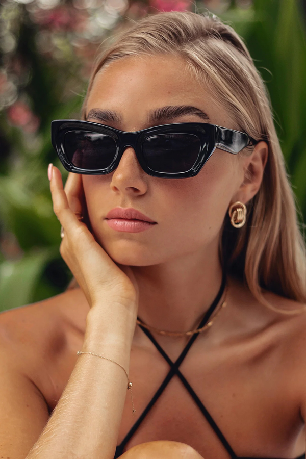 Selina Black Acetate Sunglasses