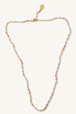 Rainbow Bead Choker