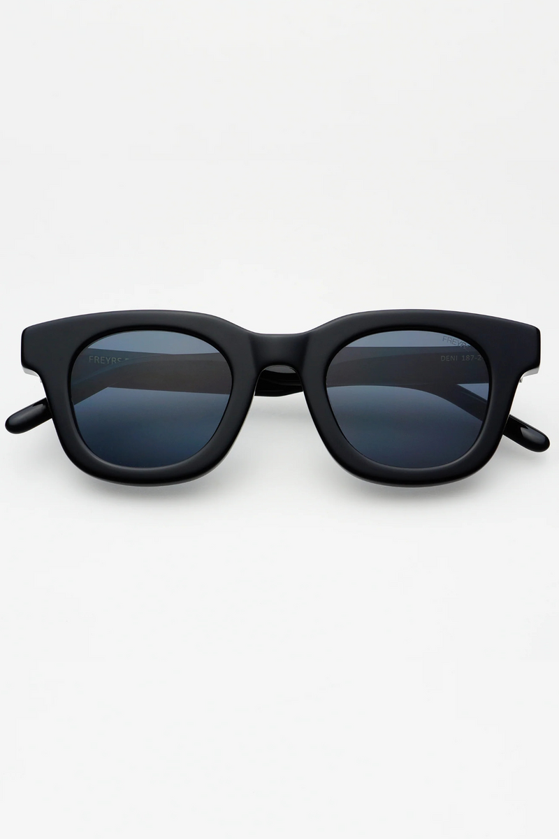 Deni Black Acetate Sunglasses