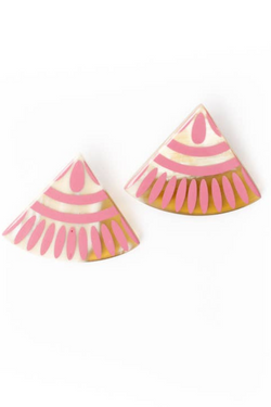 Blush Tile Earrings