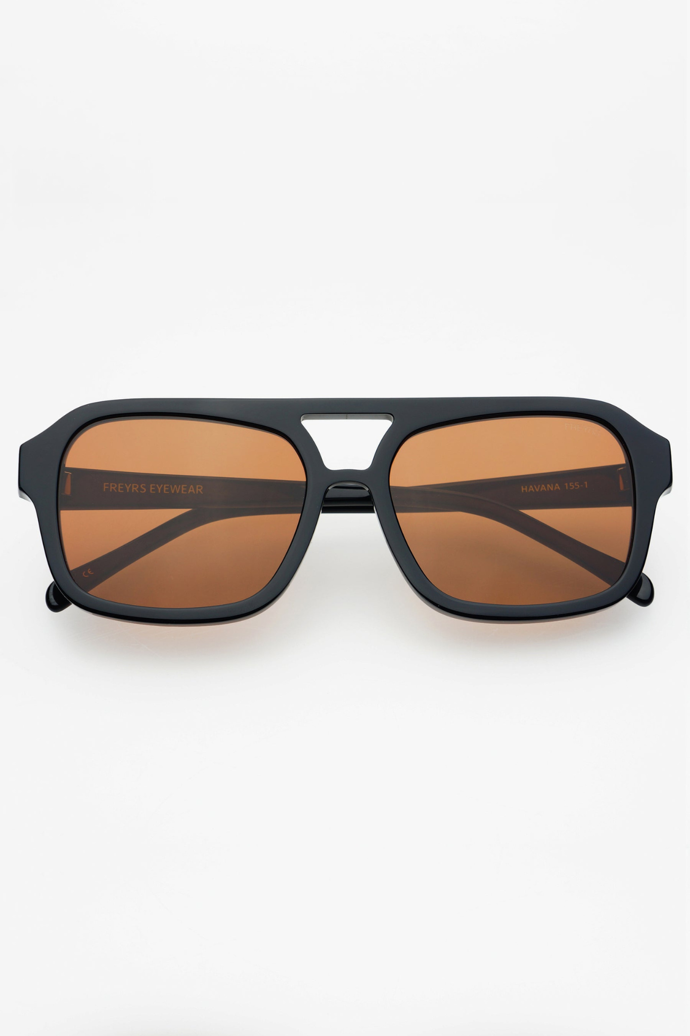 Havana Black Acetate Sunglasses