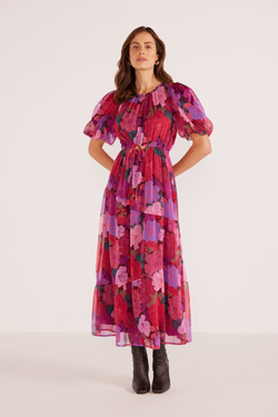 Lexie Floral Blooms Midi Dress