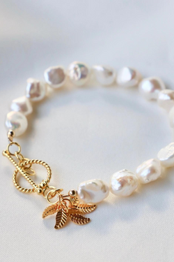 Keshi Nugget Pearl Bracelet