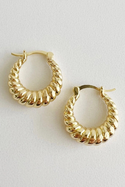 Endless Weekend Croissant Twist Hoops