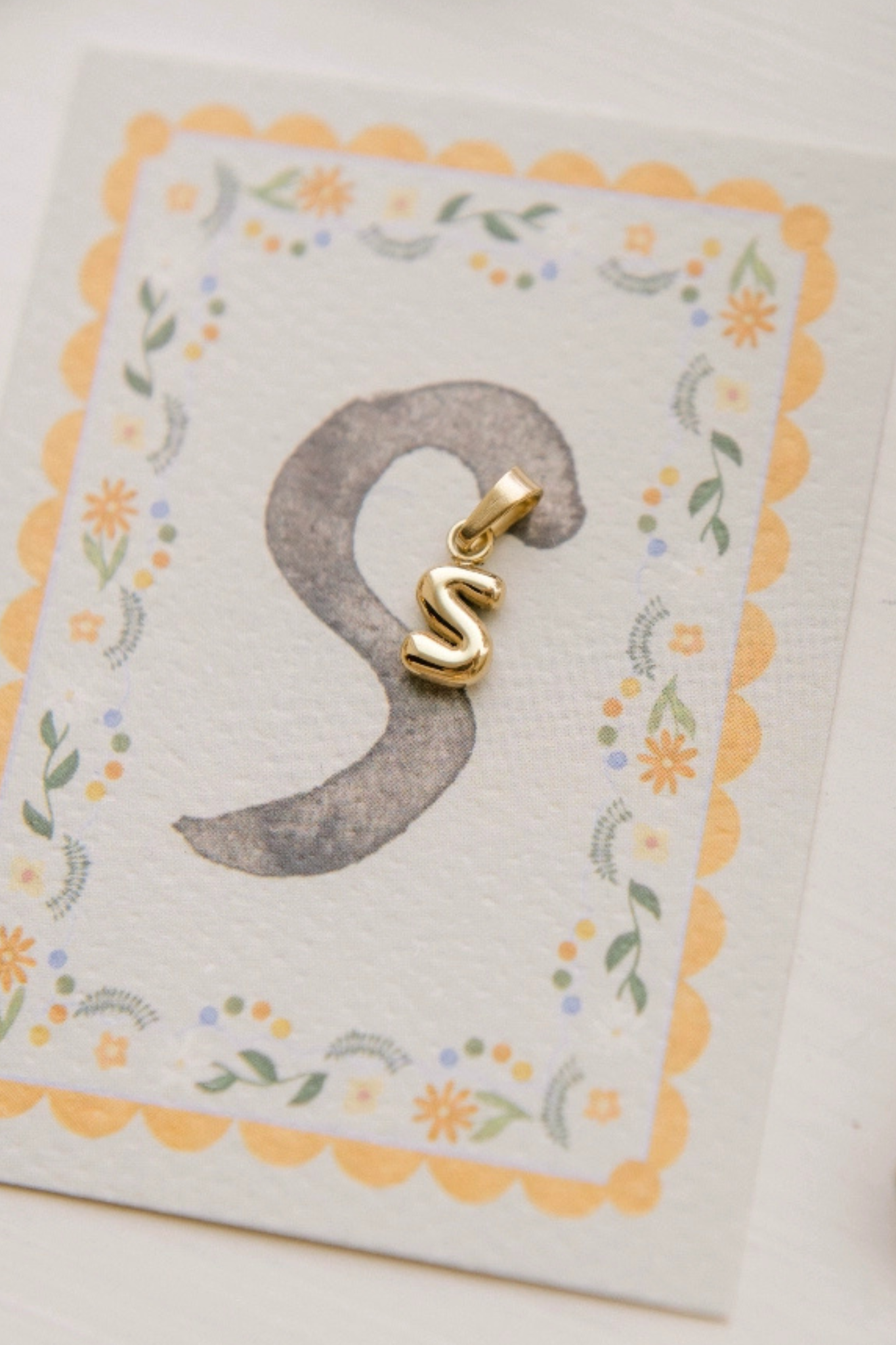 S - Letter Charm