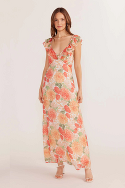 Aida Frill Maxi Dress