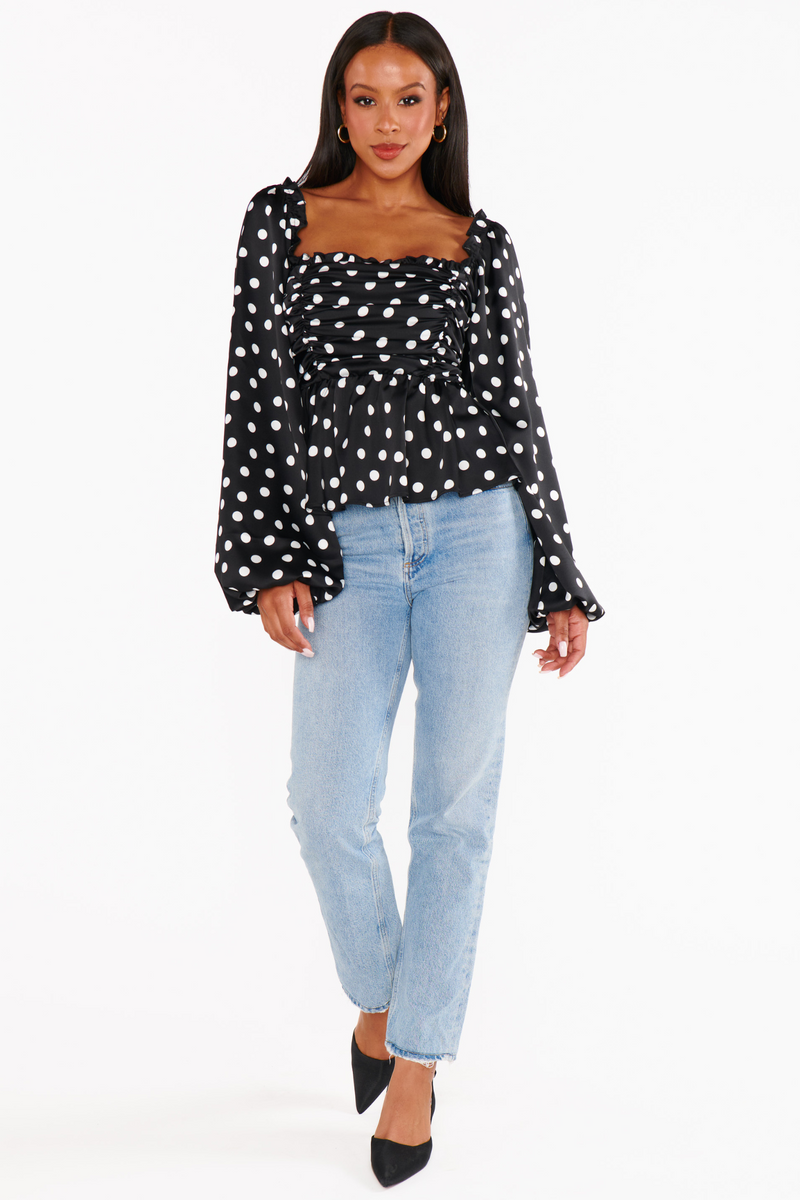 Atiana Polka Dot Top