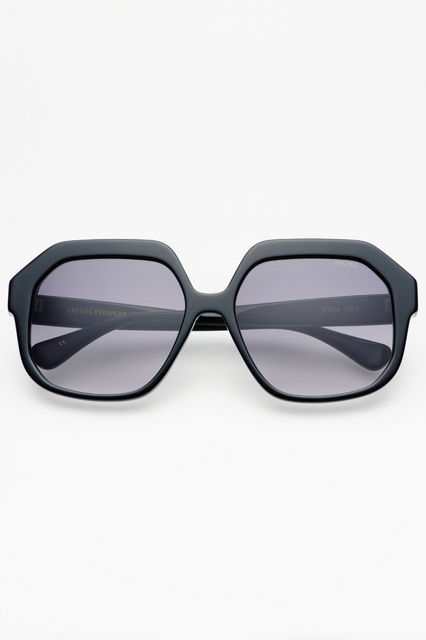 Stella Black Acetate Sunglasses