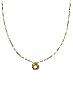 Gold Looped Duo Necklace