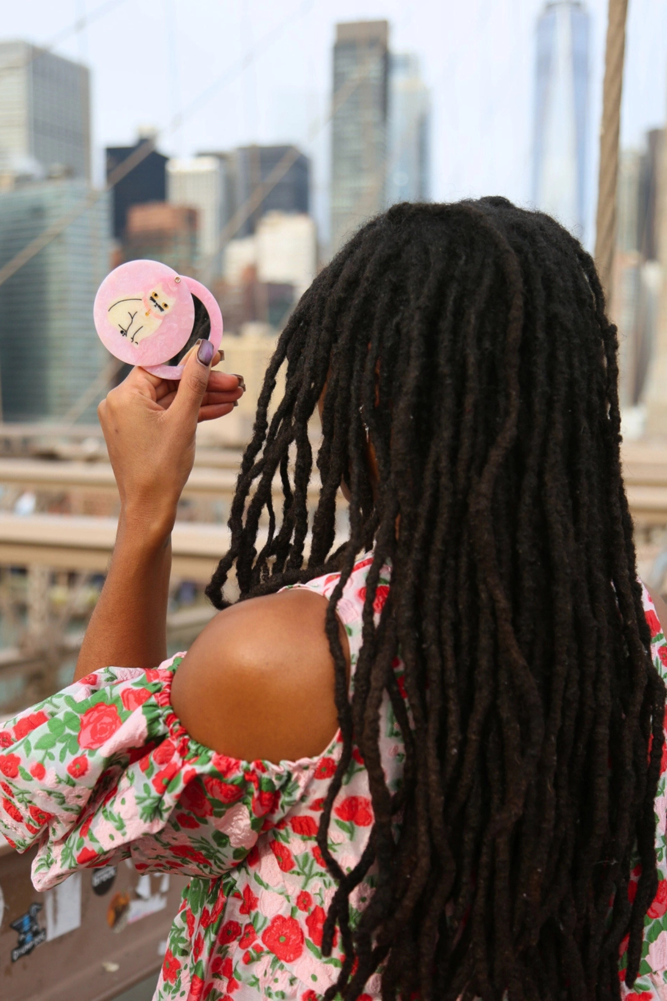 Kawaii Cat Compact Mirror