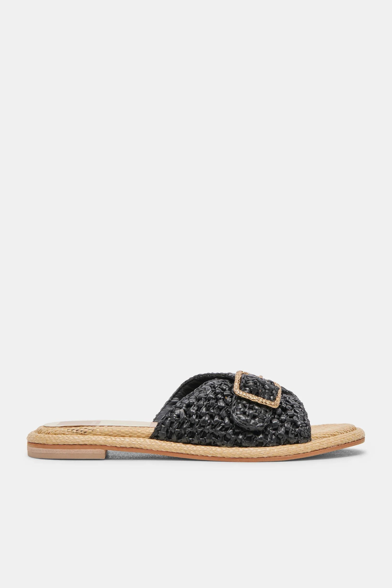 Alonzo Onyx Raffia Sandal - Last One (Size 6.5)