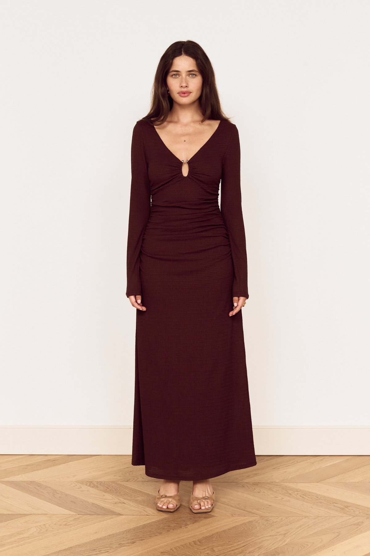 Hudson Chocolate Midi Dress