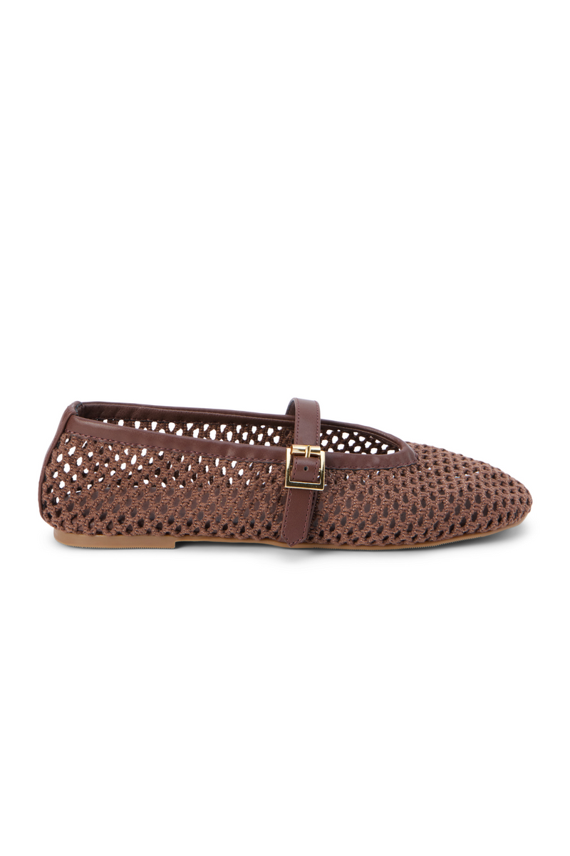 Nolita Chocolate Ballet Flat