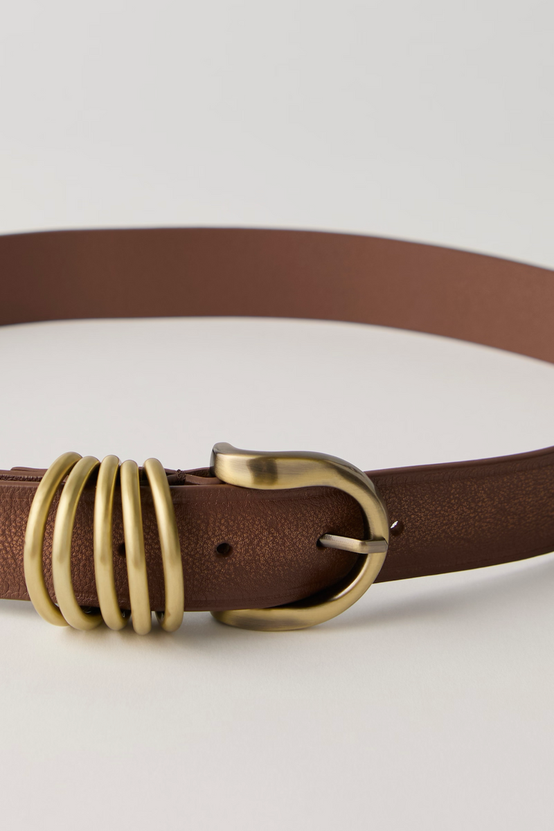 Rori Cognac Leather Belt
