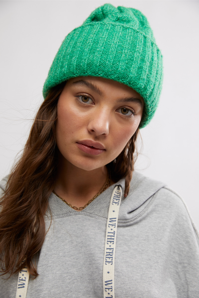 Coast Line Green Beanie