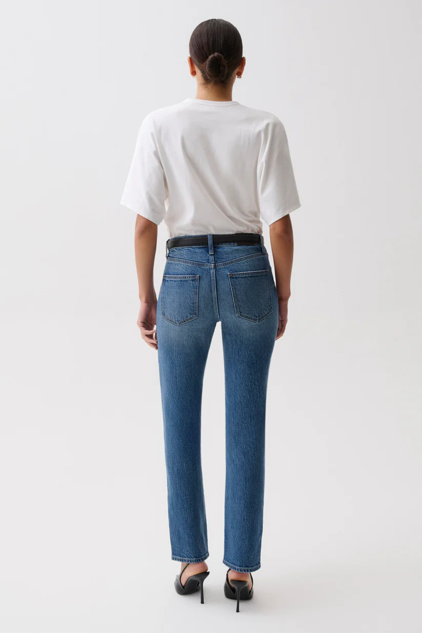 Aleks Sea Salt Mid Rise Straight