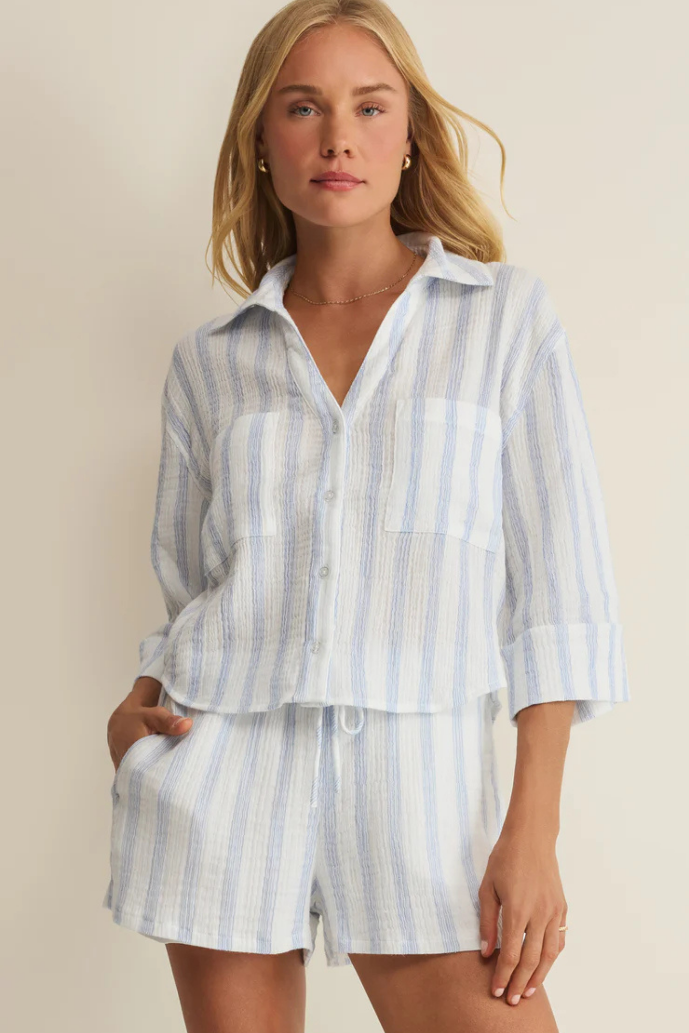 Daylight Sea Salt Striped Short