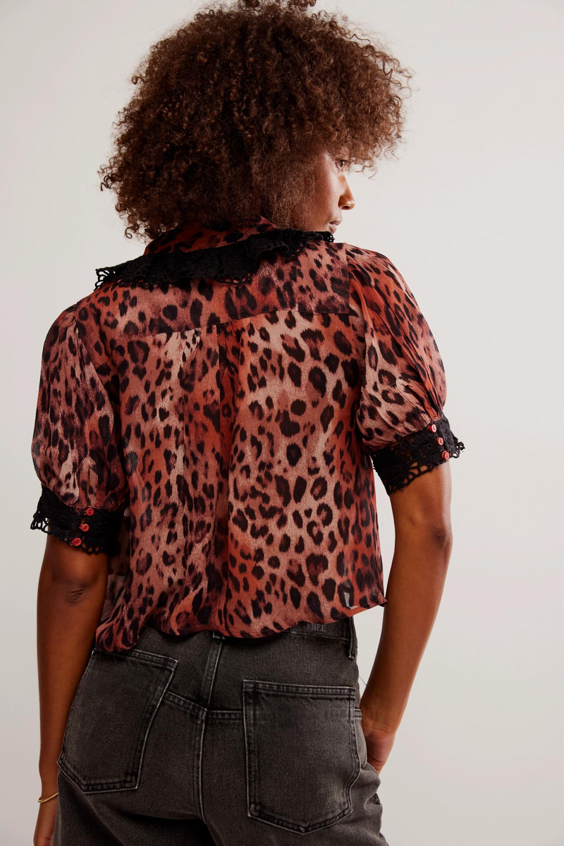 My Love Leopard Blouse