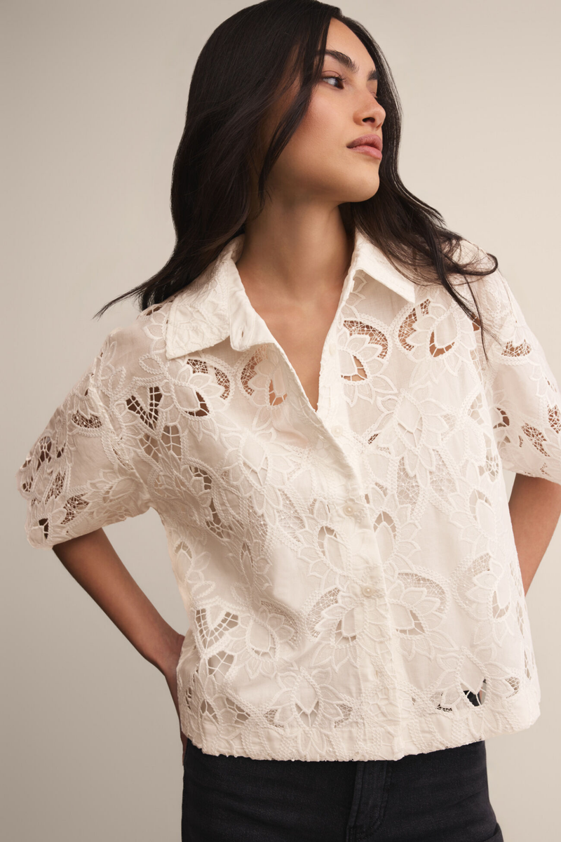 Midnight Cloud Lace Top