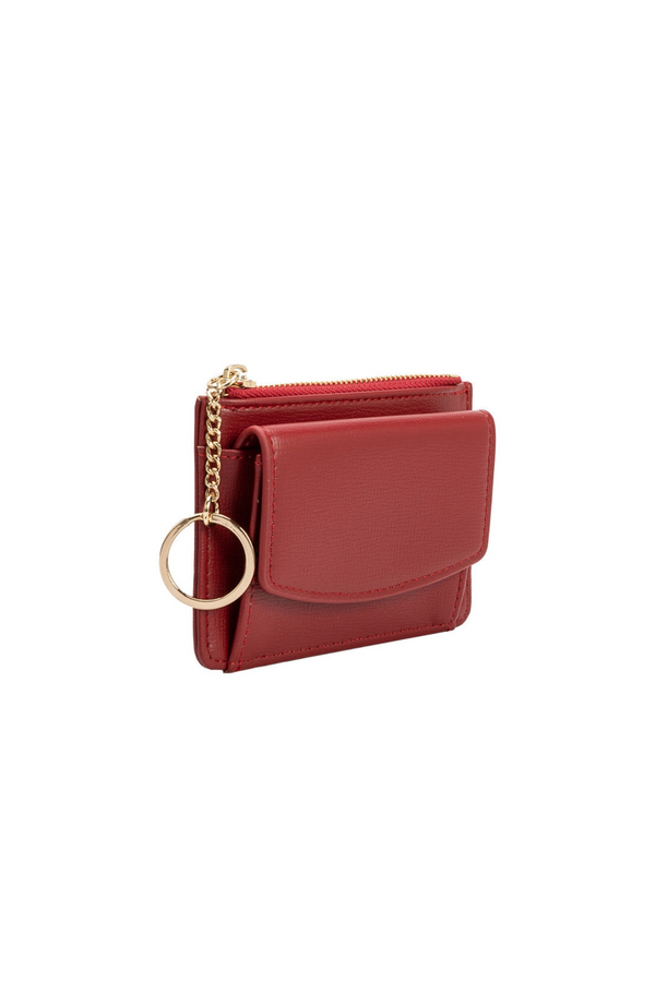 Kara Red Card Case Wallet