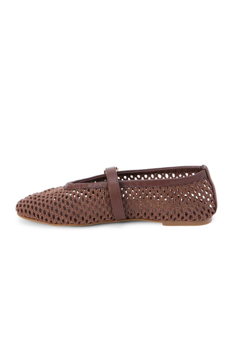 Nolita Chocolate Ballet Flat