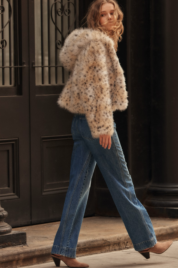 Louder Please Snow Leopard Hooded Jacket