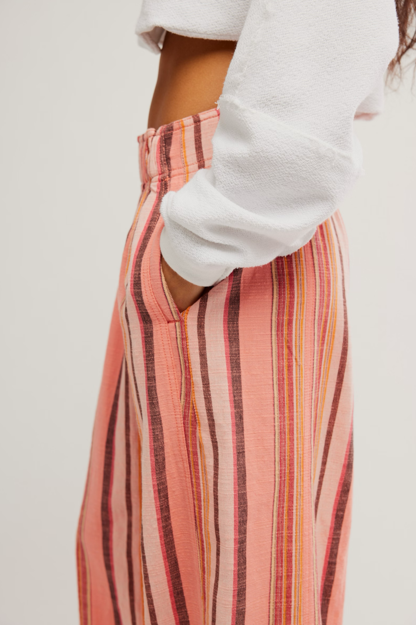 Days End Coral Stripe Pant