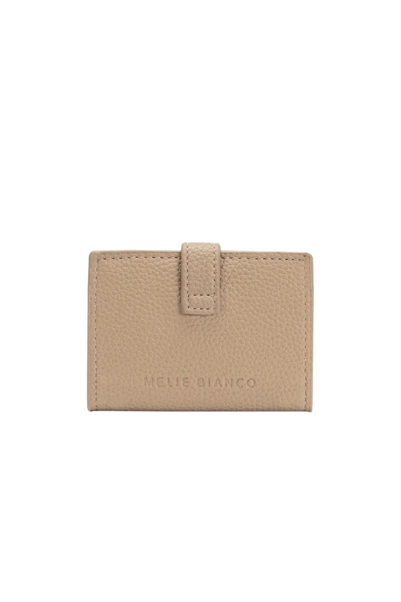 Pria Taupe Card Case Wallet