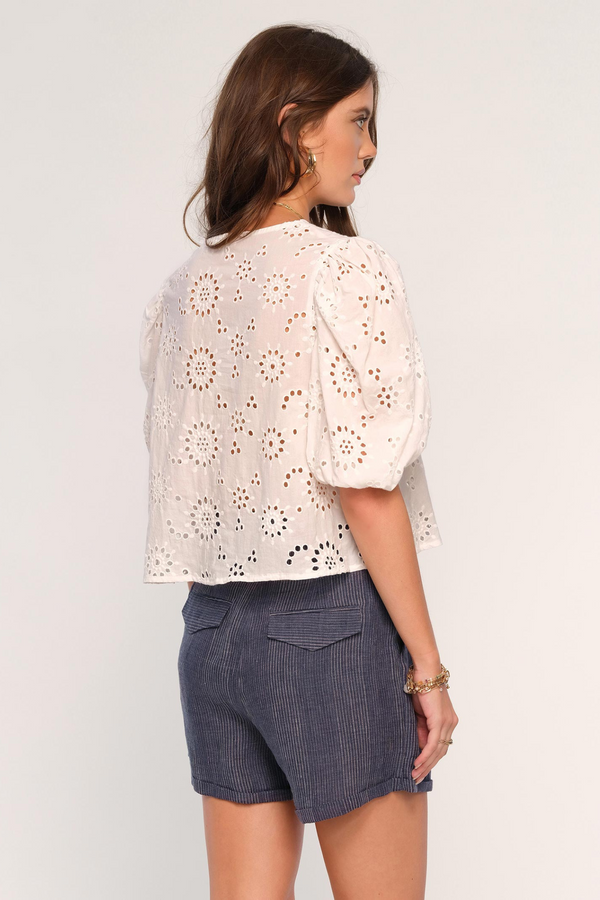Roxana Eggshell Top