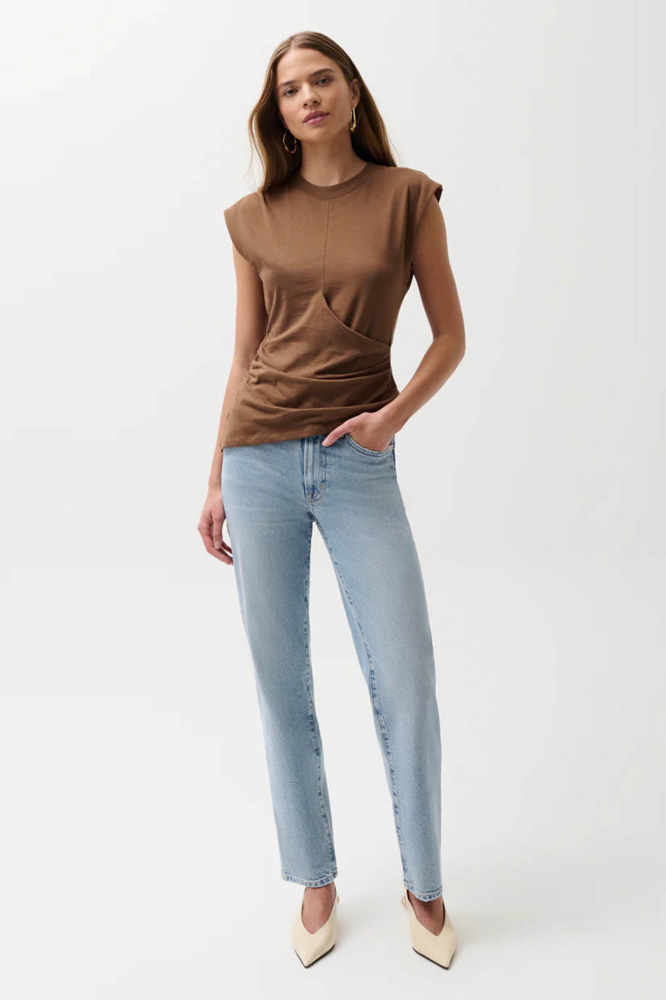Aleks Aegean Mid Rise Straight