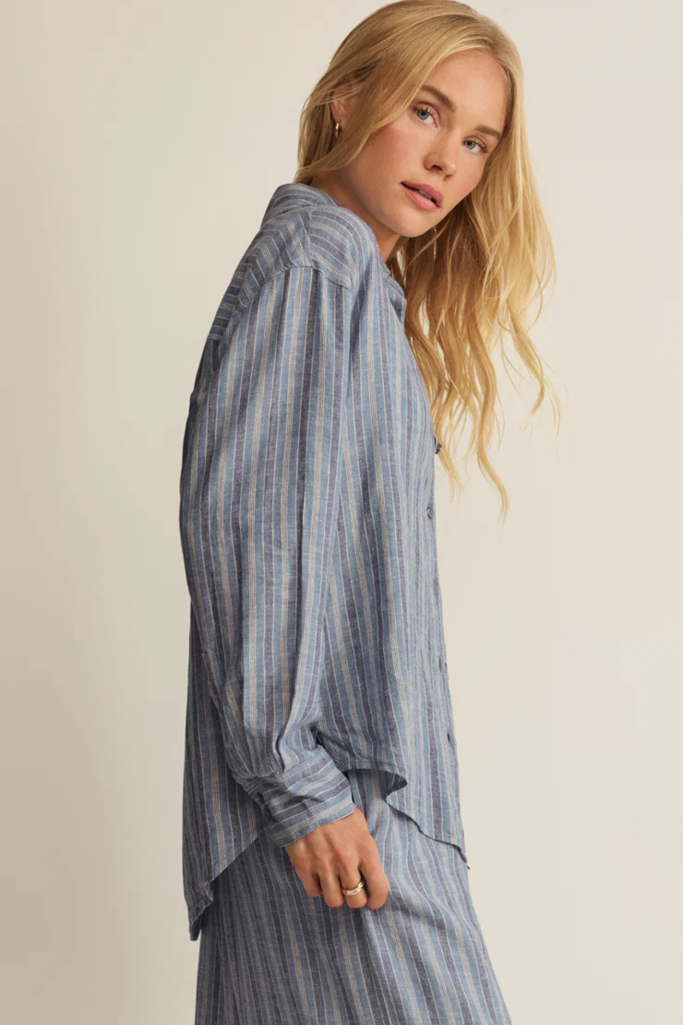 Perfect Indigo Striped Top