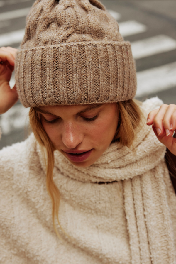 Coast Line Fawn Beanie