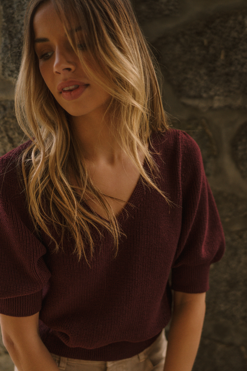 Phoebe Merlot Top
