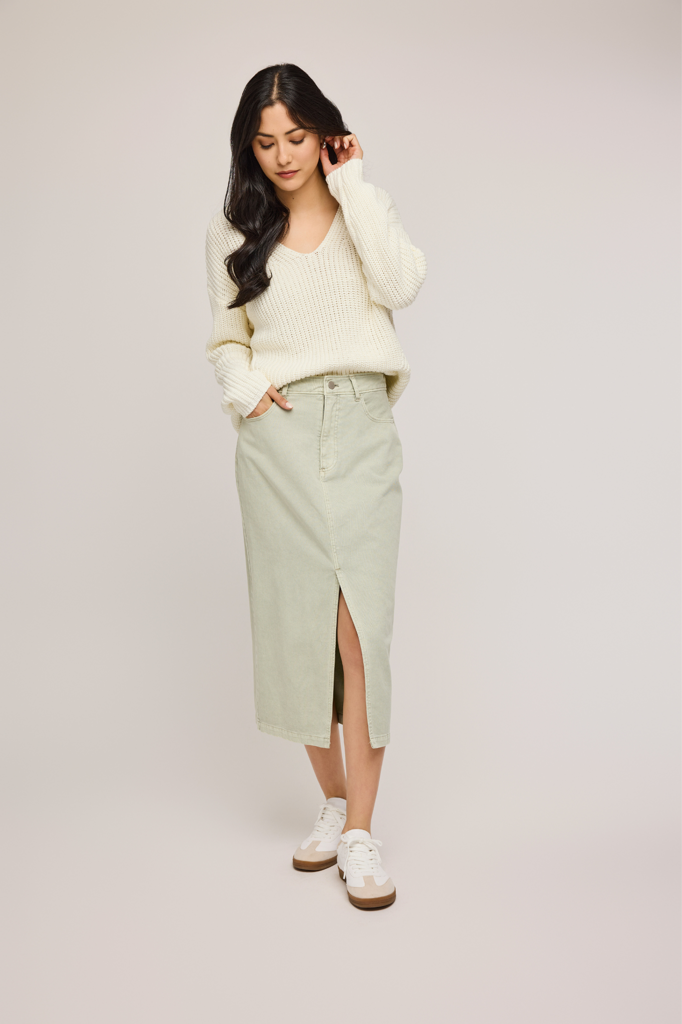 Georgia Cactus Green Skirt